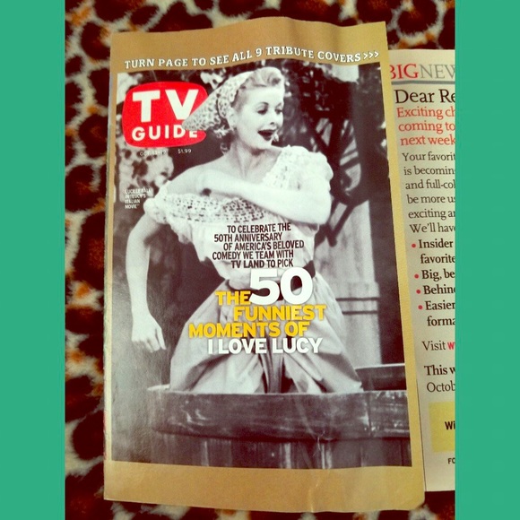 Last Ever Small TV Guide! Reba As LUCY Cover 2005 - Picture 2 of 8